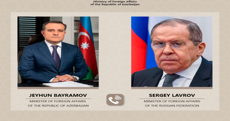 Ceyhun Bayramov Lavrovla telefon danışığı apardı