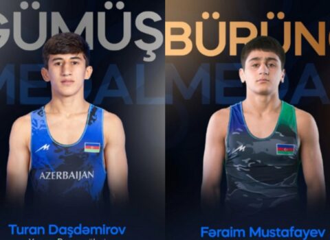 Azərbaycan güləşçiləri dünya çempionatında daha iki medal qazanıblar
