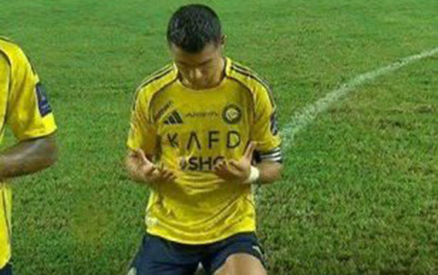 Ronaldo bu hərəkəti ilə diqqət çəkdi – Video