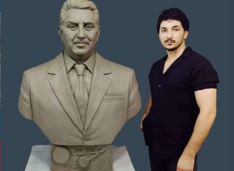 Arif Babayevin büstü hazırlandı