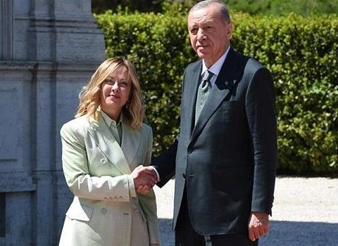Ərdoğan Meloni ilə görüşdü