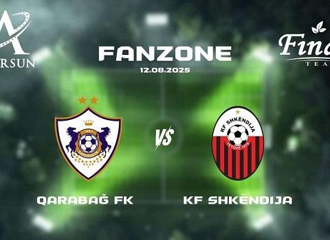 “Qarabağ”-“Şkendiya” matçından öncə fan zona təşkil olunacaq