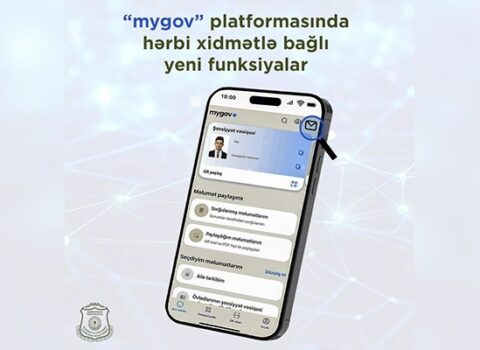 “Mygov”da hərbi xidmətlə bağlı yeni funksiya
