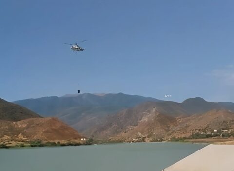 Ağdərədə güclü YANĞINLA mübarizə davam edir