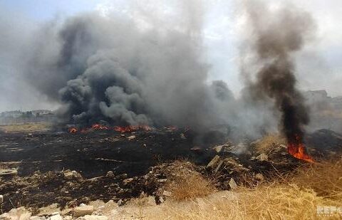 Qaynaq edən kişi bir hektar əkin sahəsini məhv etdi