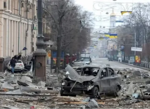 Ukrayna Rusiyaya hava şarları ilə hücum edib – FOTO