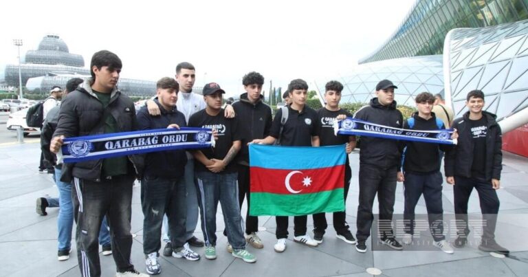 “Qarabağ” Bakıda coşqu ilə qarşılandı – VİDEO