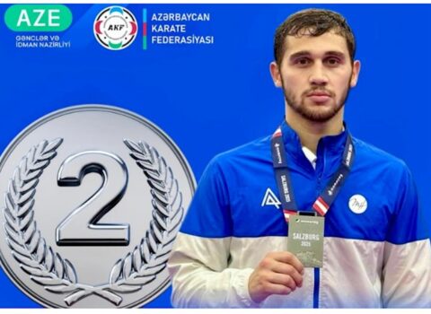 Karateçimiz Avstriyada gümüş medal QAZANDI
