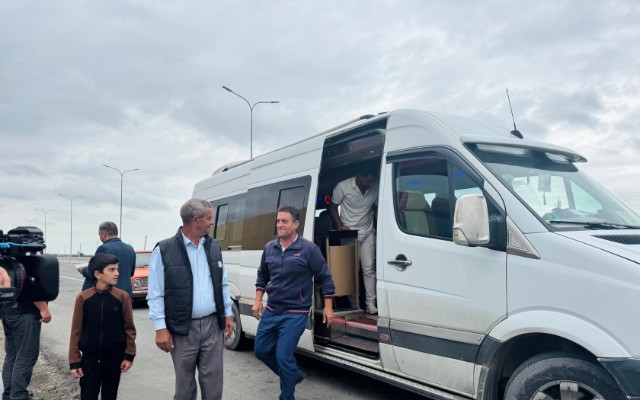 Xocalının Seyidbəyli kəndinə ilk köç karvanı yola salındı