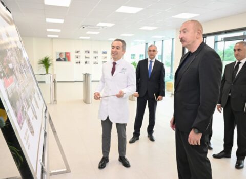 Prezident Xankəndidə açılışlar etdi – FOTOLAR