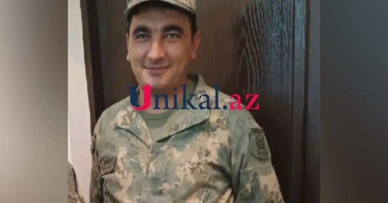 Hərbçi yol qəzasında öldü – FOTO