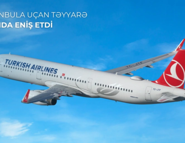 İstanbula uçan təyyarə Bakıda məcburi eniş etdi