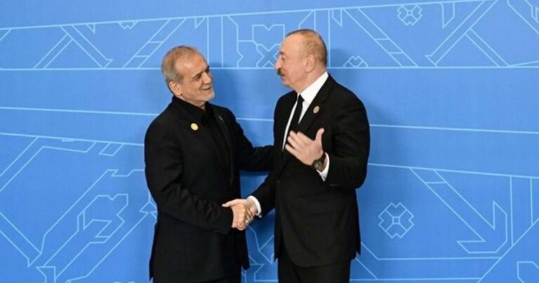 Əliyev və Pezeşkian Azərbaycan dilində söhbət etdilər – VİDEO