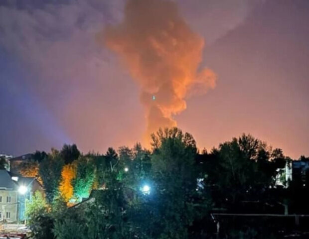 Saratov neft emalı zavoduna dron hücumu edildi