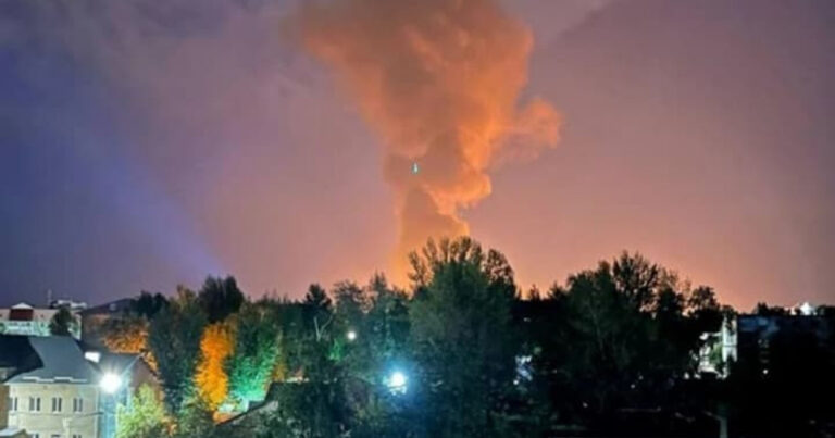 Saratov neft emalı zavoduna dron hücumu edildi