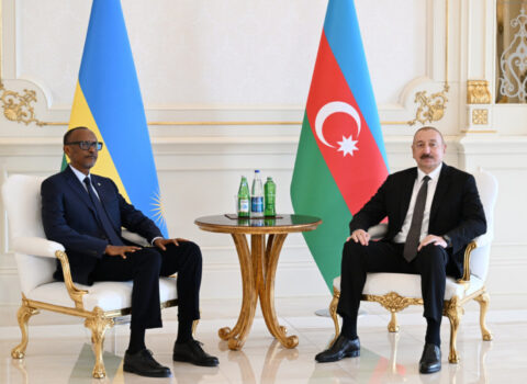 İlham Əliyevin Ruanda Prezidenti ilə təkbətək görüşü olub