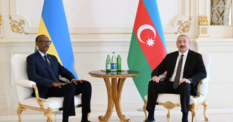 İlham Əliyevin Ruanda Prezidenti ilə təkbətək görüşü olub