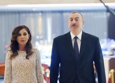 Prezident və birinci xanım Mehriban Əliyeva III MDB Oyunlarının açılış mərasimini izləyirlər