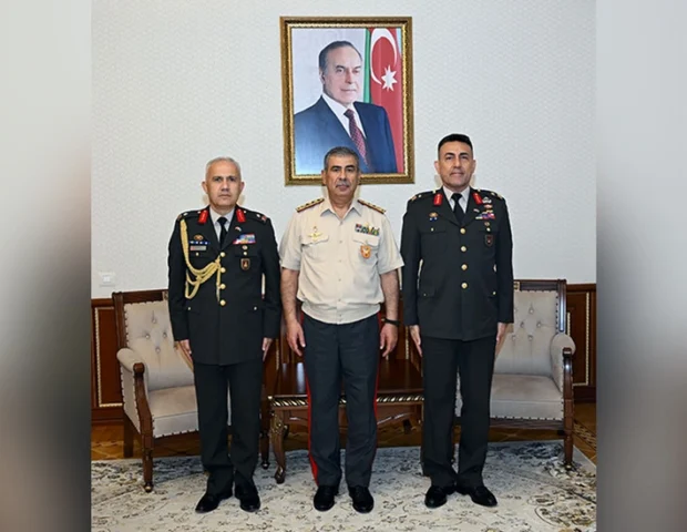 Zakir Həsənov Türkiyənin yeni hərbi attaşesini qəbul edib