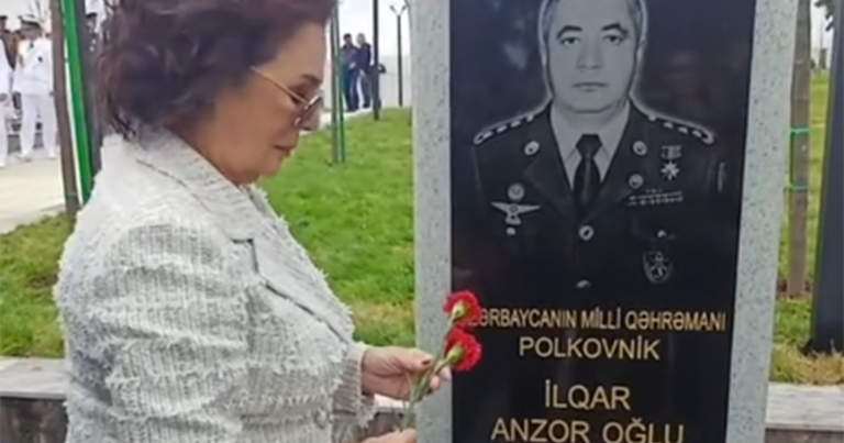 Hülya Koçyiğit də Memorial Məzarlığını ziyarət etdi – VİDEO