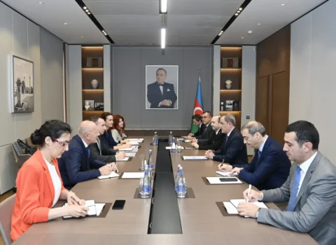 Ceyhun Bayramov Damyan Yoviçi qəbul etdi – FOTO