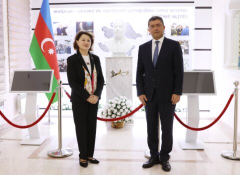 MEDİA-da Beynəlxalq Türk Mədəniyyəti və İrsi Fondunun prezidenti ilə görüş keçirilib