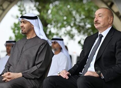 Prezidentlər Qarabağ atlarının şousunu izlədilər – FOTOLAR