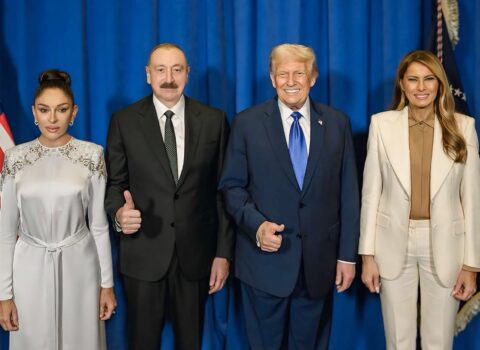 ABŞ səfəri zamanı çəkilmiş yaddaqalan xatirə fotosu!