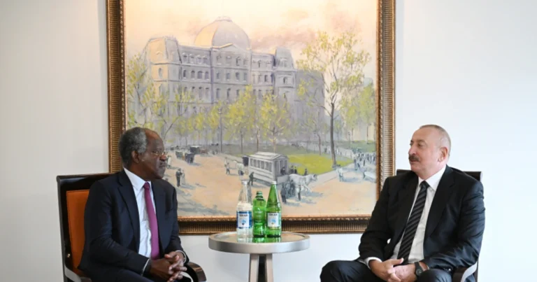 Prezident İlham Əliyev Nyu-Yorkda “Global Infrastructure Partners” şirkətinin baş icraçı direktoru ilə görüşüb