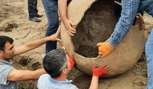 Masallıda antik dövrə aid küp məzarı üzə çıxdı – Foto