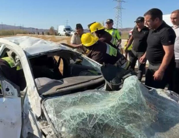 “Hyundai” aşdı – Sürücü köməksiz qaldı