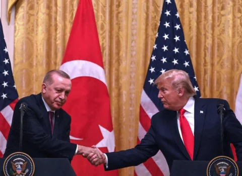 Ərdoğanla Tramp arasında görüş başlayıb