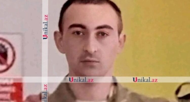 Ötən gün yol qəzasında ölən hərbçinin FOTOSU