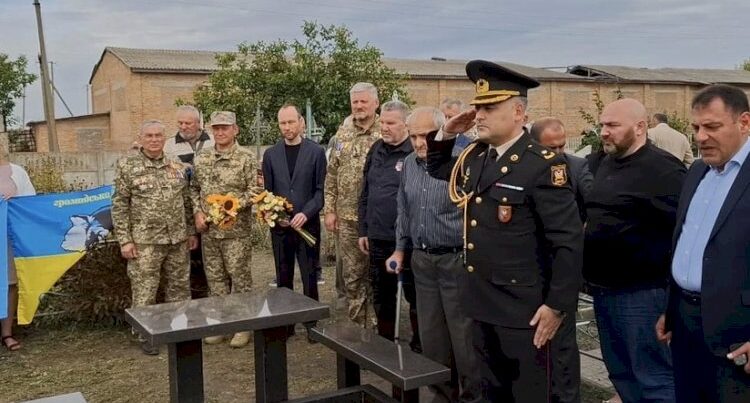 Qubadlı şəhidinin xatirəsi Ukraynada anıldı
