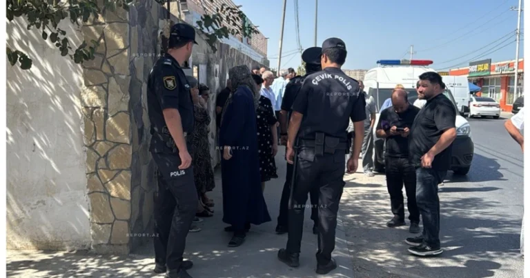 Sarayda qadın öldürüldü: qaynı saxlanıldı – FOTOLAR
