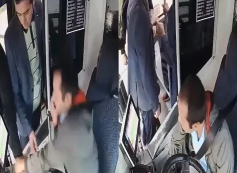 Avtobus sürücüsünü döyən şəxs SAXLANILDI