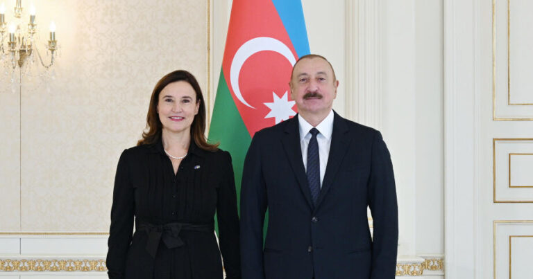 Prezident Mariyana Kuyundziçin etimadnaməsini qəbul etdi – FOTO