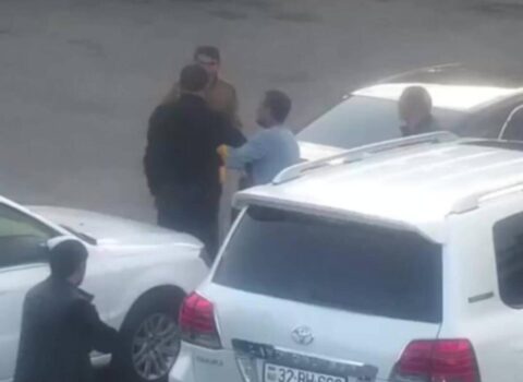 Zabil Qəhrəmanovun saxlanılmasına səbəb olan hadisənin görüntüləri