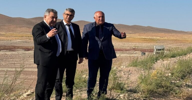 Zaur Mikayılovun tapşırığı ilə ADSEA nümayəndə heyəti Naxçıvanda əraziyə baxış keçirib