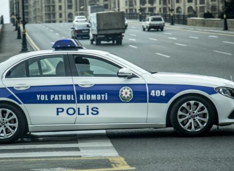 Yol polisinə yeni avtomobillər gətirildi – FOTOLAR