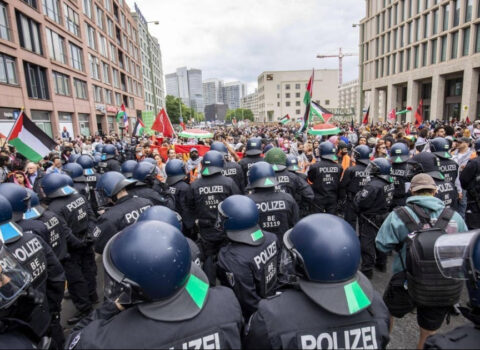 Berlin polisi HƏMAS tərəfdarlarına qarşı bu addımı atdı