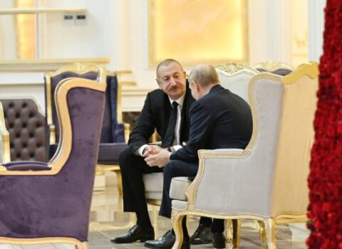 Əliyevlə Putinin görüşü keçirildi – VİDEO