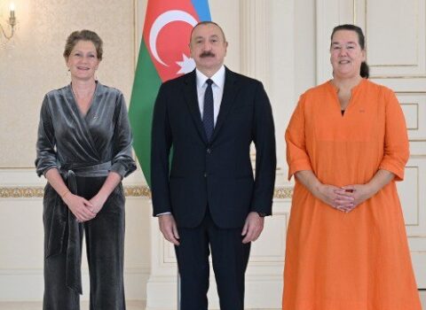 Prezident yeni səfiri qəbul etdi – Foto