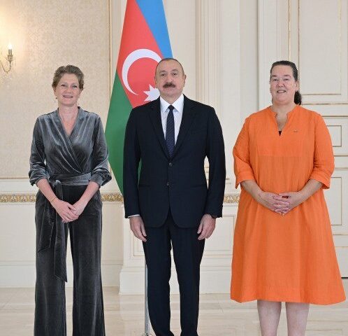 Prezident yeni səfiri qəbul etdi – Foto