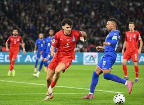 Azərbaycan milliisi Fransaya uduzdu