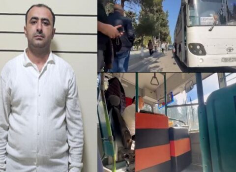 Narkotikin təsiri ilə avtobusu sürən şəxs həbs olunub – VİDEO