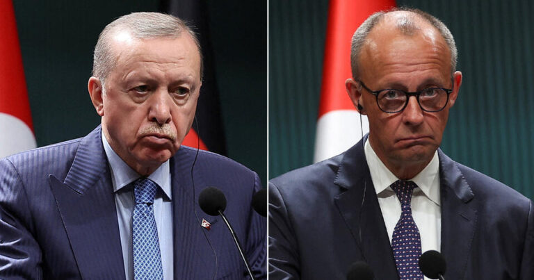 Ərdoğan Fridrix Mertsi danlandı Ərdoğan Fridrix Mertsi danlandı