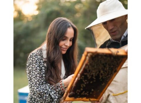 Leyla Əliyeva Qəbələdə bu ailənin qonağı oldu – Foto