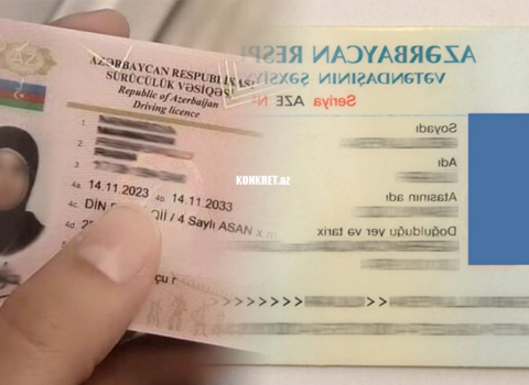 DİQQƏT: Şəxsiyyət və sürücülük vəsiqəsi eyni ola bilər…