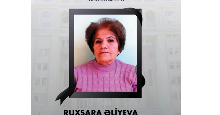 Ruxsara Əliyeva vəfat etdi – FOTO Ruxsara Əliyeva vəfat etdi – FOTO